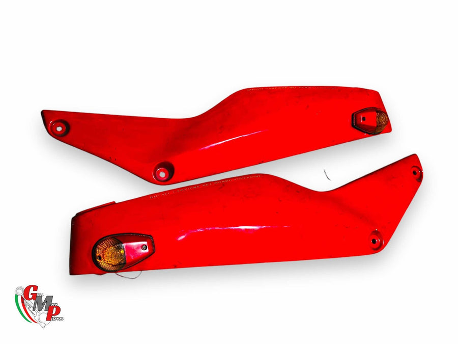 Paire de Flanc Rouge Avec Clignotant - Ducati