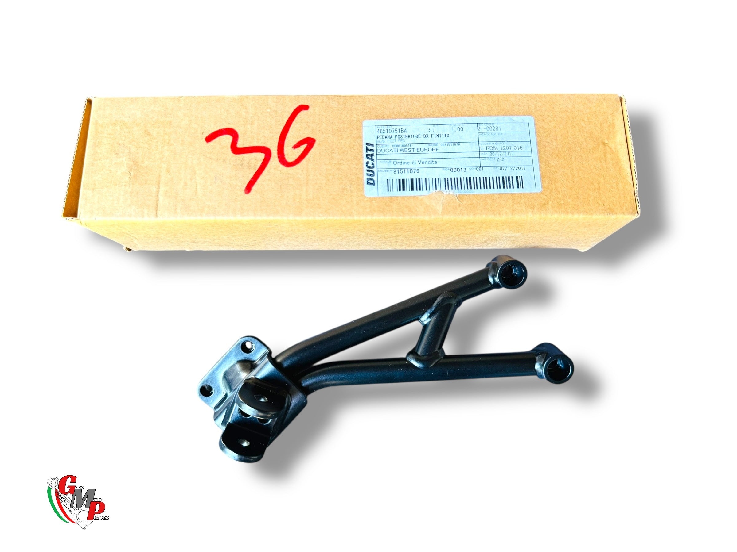 Platine Repose Pied Droit Passager Neuve - Ducati