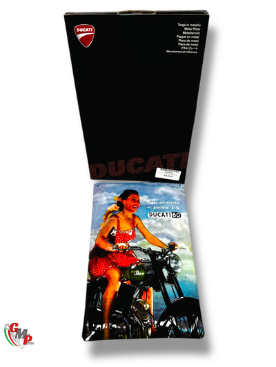 Enseigne En Métal Ducati 60 NEUVE - Ducati