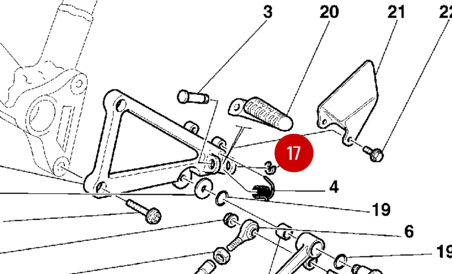 Circlip NEUF - Ducati