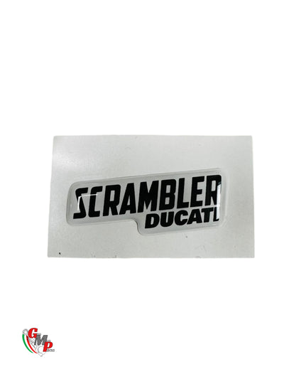 Ducati Scrambler Logos Autocollant Relief Gel 15X40 NEUF - Ducati