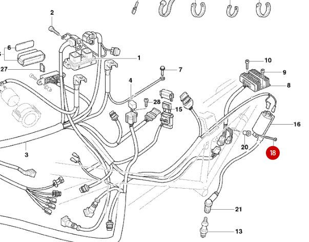 Vis Tbei 5X25 Bichromaté NEUF - Ducati
