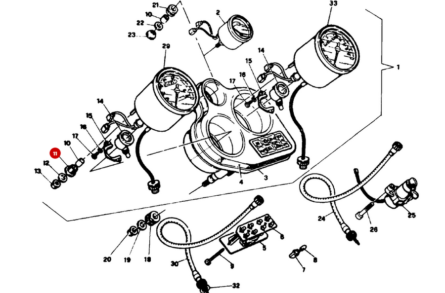 Joint En Caoutchouc Anti-Vibration NEUF - Ducati