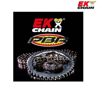 Kit chaîne 15/38 en pas 520 EK Chain NEUF - Ducati