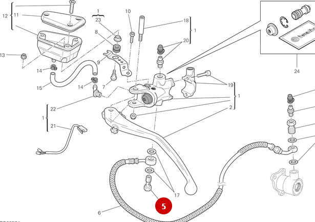 Vis Banjo NEUVE - Ducati