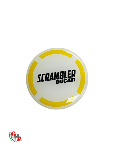 Ducati Scrambler Logos Autocollant Relief Gel 40X40 NEUF - Ducati