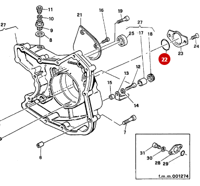 Joint Torique NEUF - Ducati