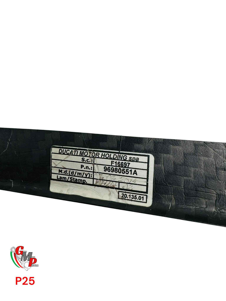 Ecope de radiateur gauche carbone Ducati Performance NEUVE - Ducati