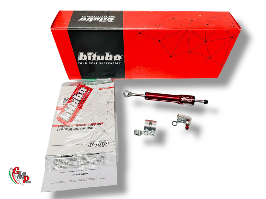 Kit amortisseur de direction Racing BITUBO NEUF rouge - Ducati