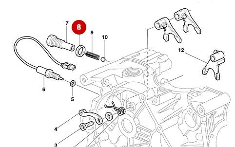 Joint point mort barillet NEUF - Ducati