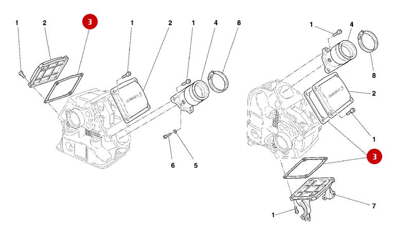 Joint couvercle distribution culasse NEUF - Ducati