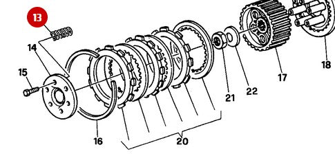 Ressort Embrayage - Ducati