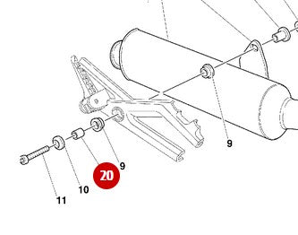 Entretoise NEUVE - Ducati