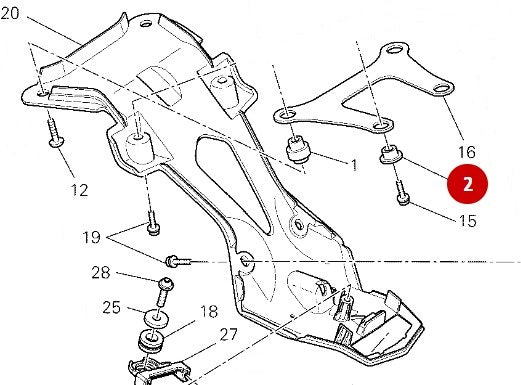 Entretoise NEUVE - Ducati