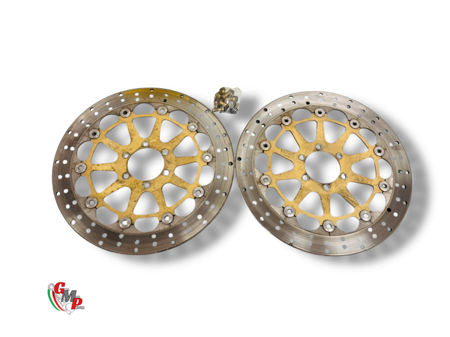 Paire de disques de frein série or bel état - Ducati