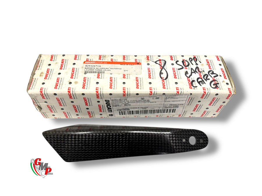 Support carénage avant gauche Racing carbone NEUF - Ducati Superbike 916R 748RS 996RS 998RS