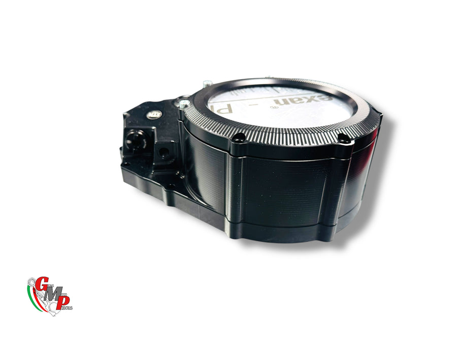 Carter d'embrayage taillé masse STM transparent Noir NEUF - Ducati