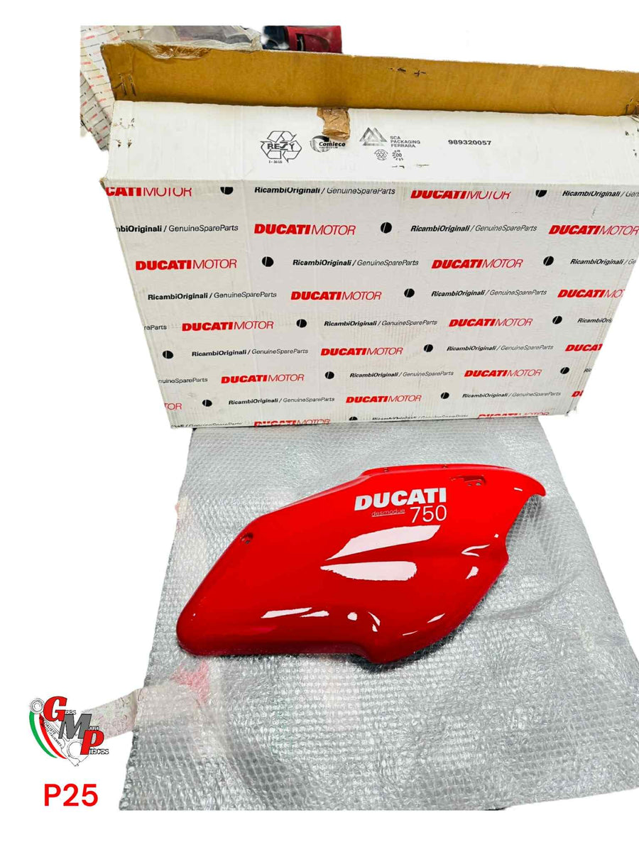 Flanc semi caréné droit rouge NEUF - Ducati