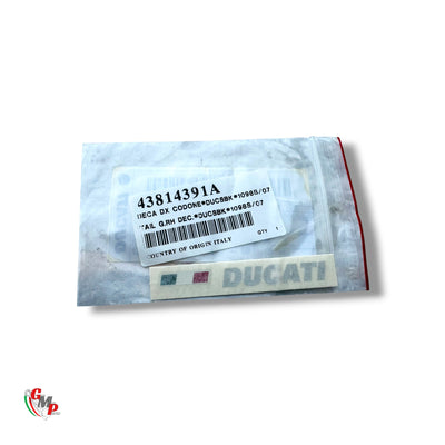 Embleme Ducati Droit NEUF - Ducati