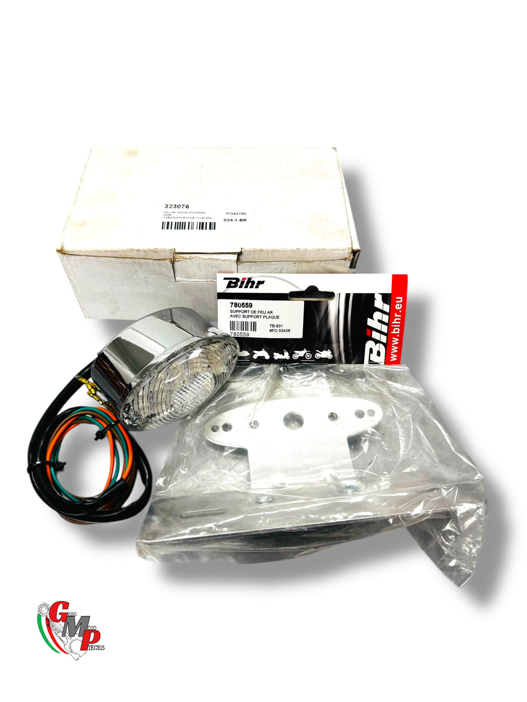 Feu Arrière LED Avec Support Plaque NEUF Universel