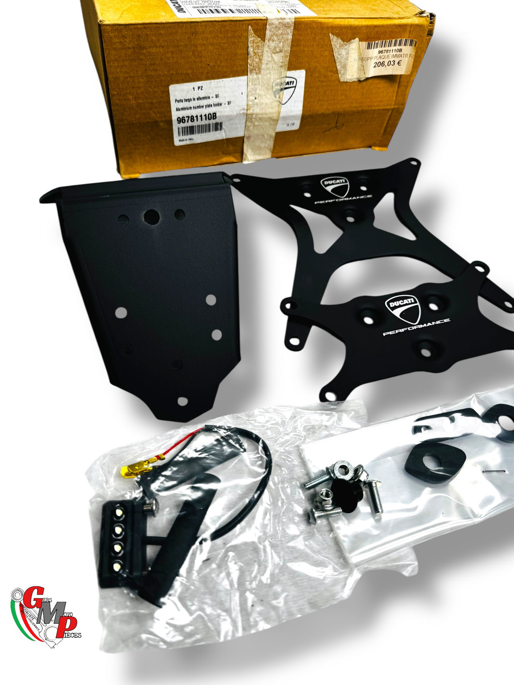 Support de Plaque Aluminium NEUF - Ducati