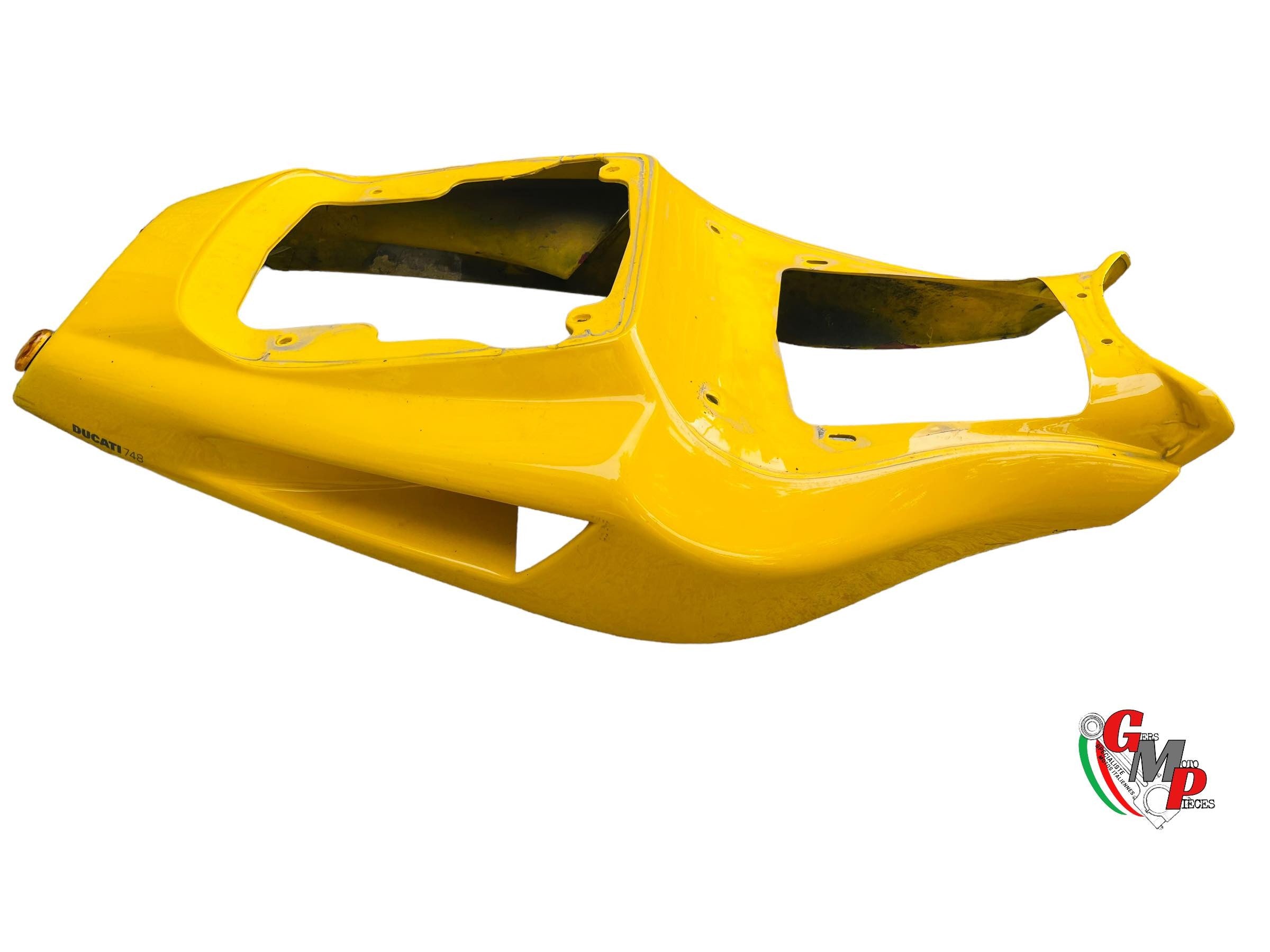 Coque Arrière Biposto Jaune avec clignotant intégré - Ducati