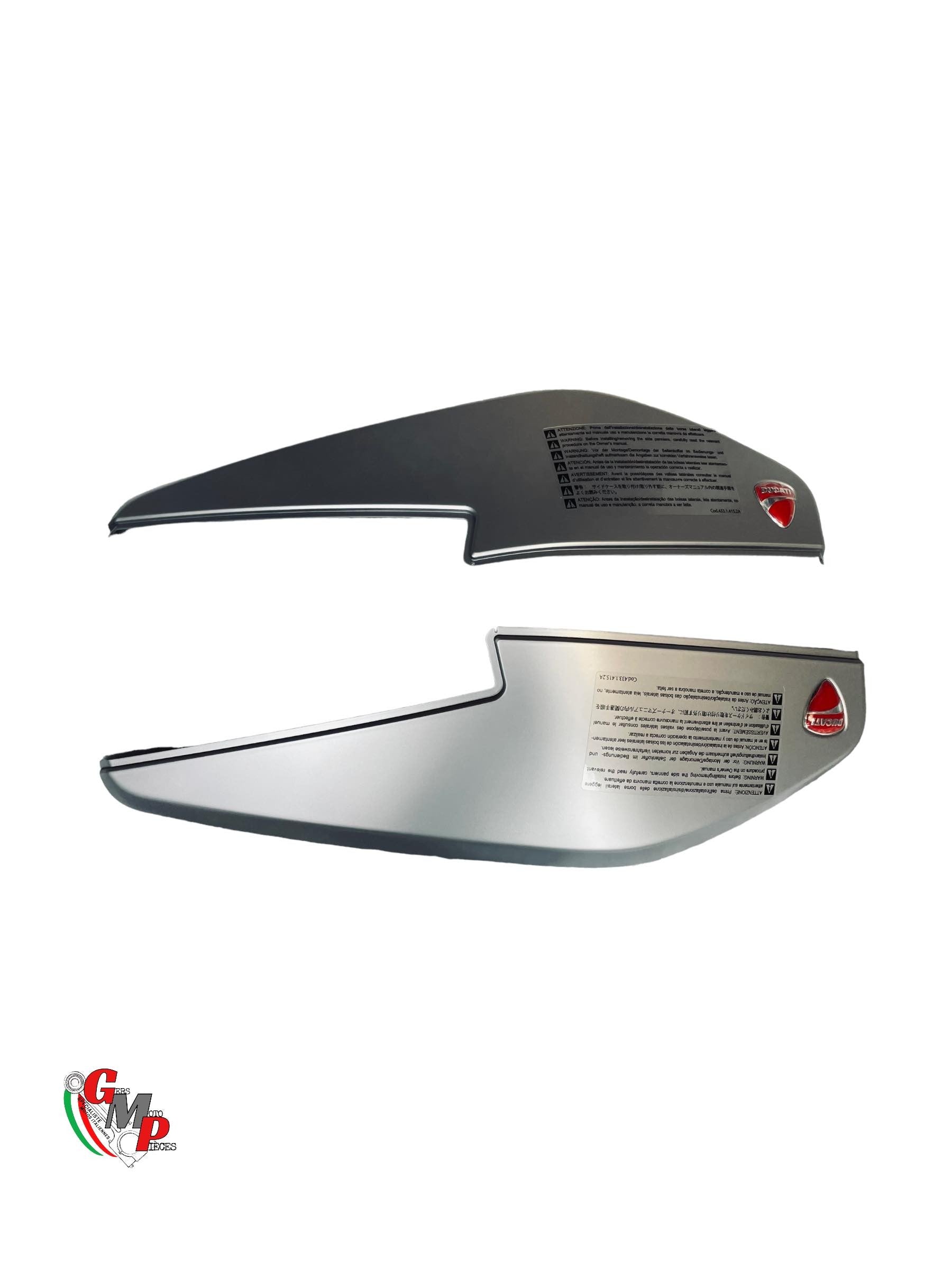 Paire de Caches Valises Gris Neuf - Ducati