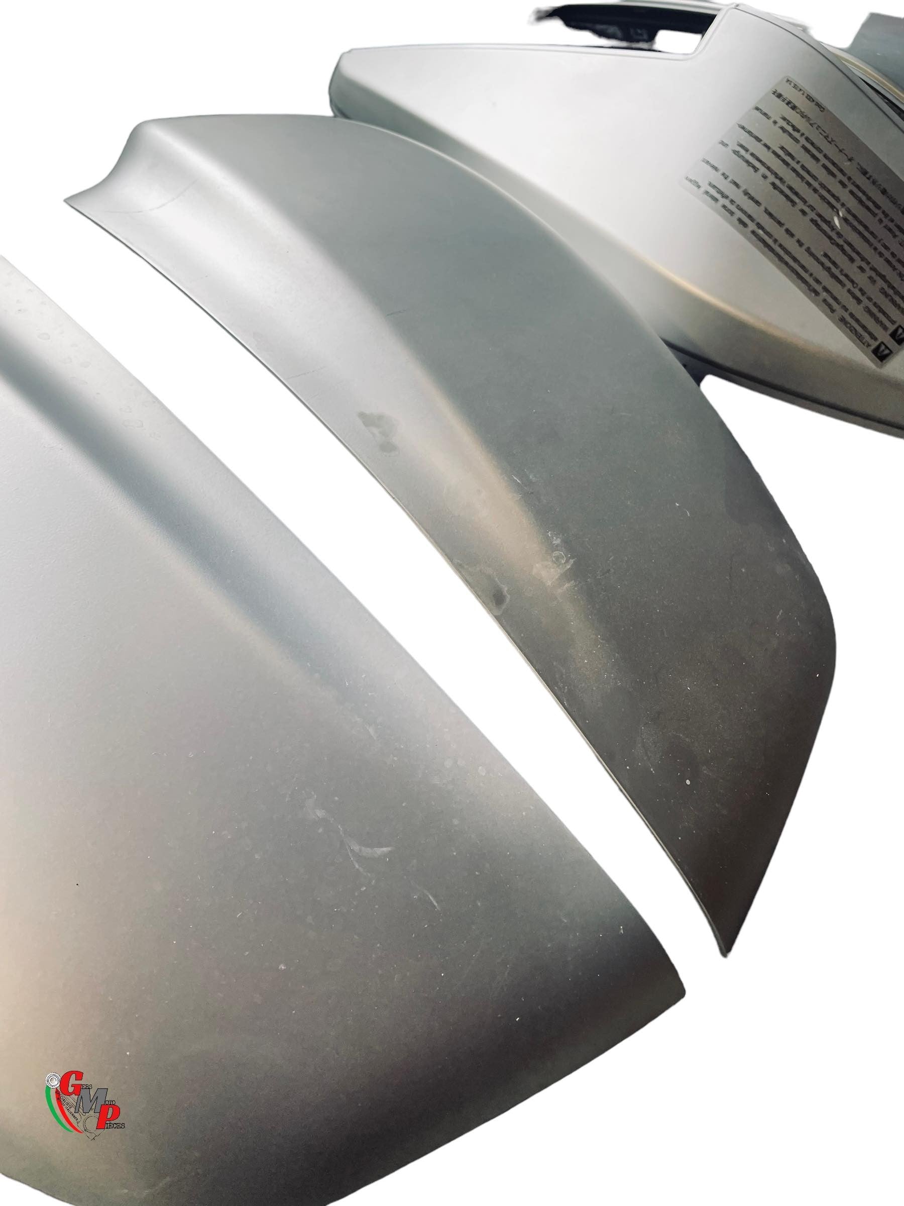 Kit Couvercle Valise et Top Case Gris Aluminium - Ducati