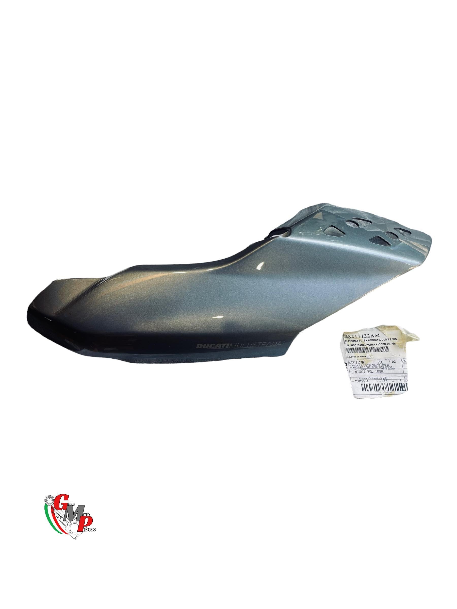 Carénage Arrière Cache Echappement Gris Gauche Neuf - Ducati