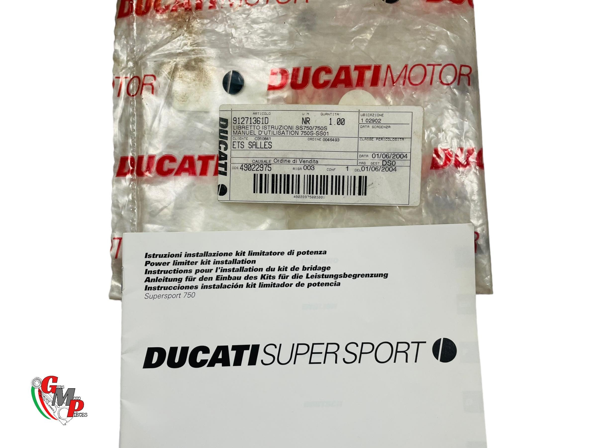 Manuel Installation Kit Bridage Neuf - Ducati