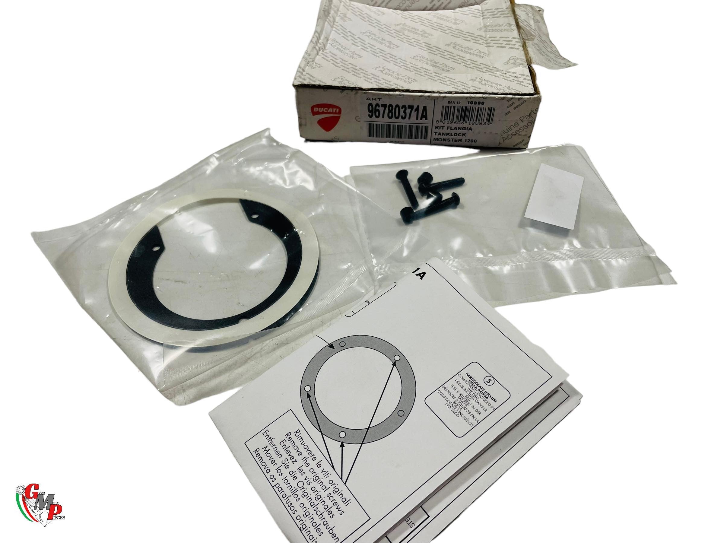 Bride Support Tank Lock Sacoche Réservoir Neuf - Ducati