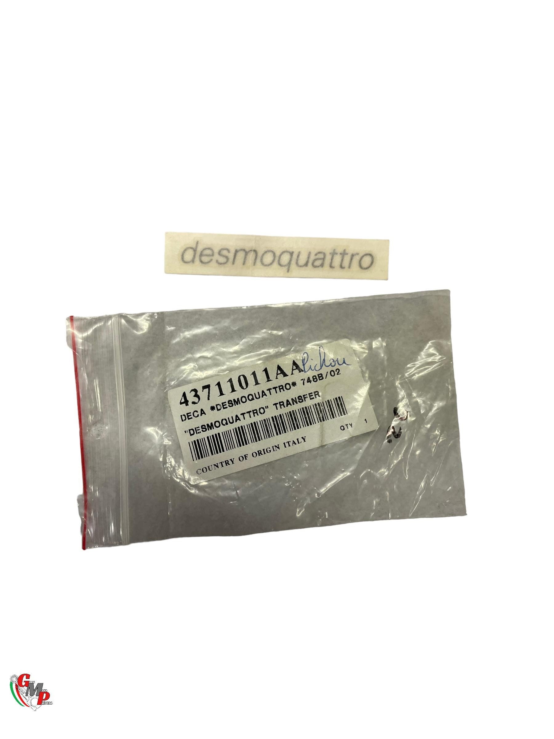 Sticker Desmoquattro Neuf - Ducati