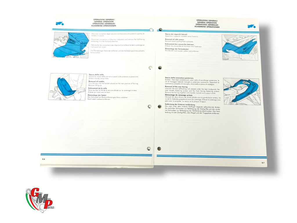 Manuel Atelier ALAZZURA Français/anglais NEUF - Ducati