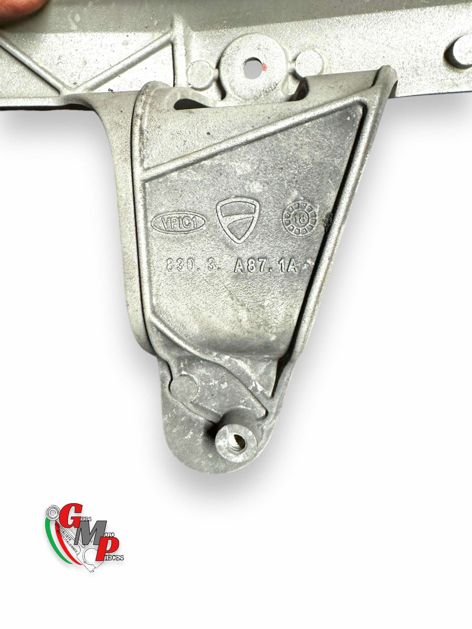 Support Garde Boue Avant Gauche Gris - Ducati