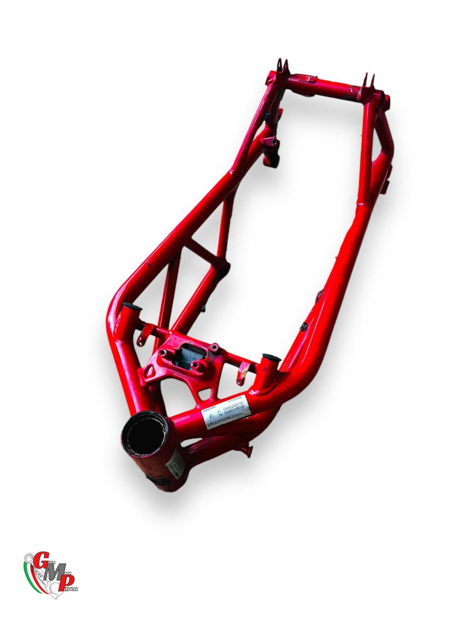 Cadre et Carte Grise Rouge - Ducati Streetfighter 848 2013