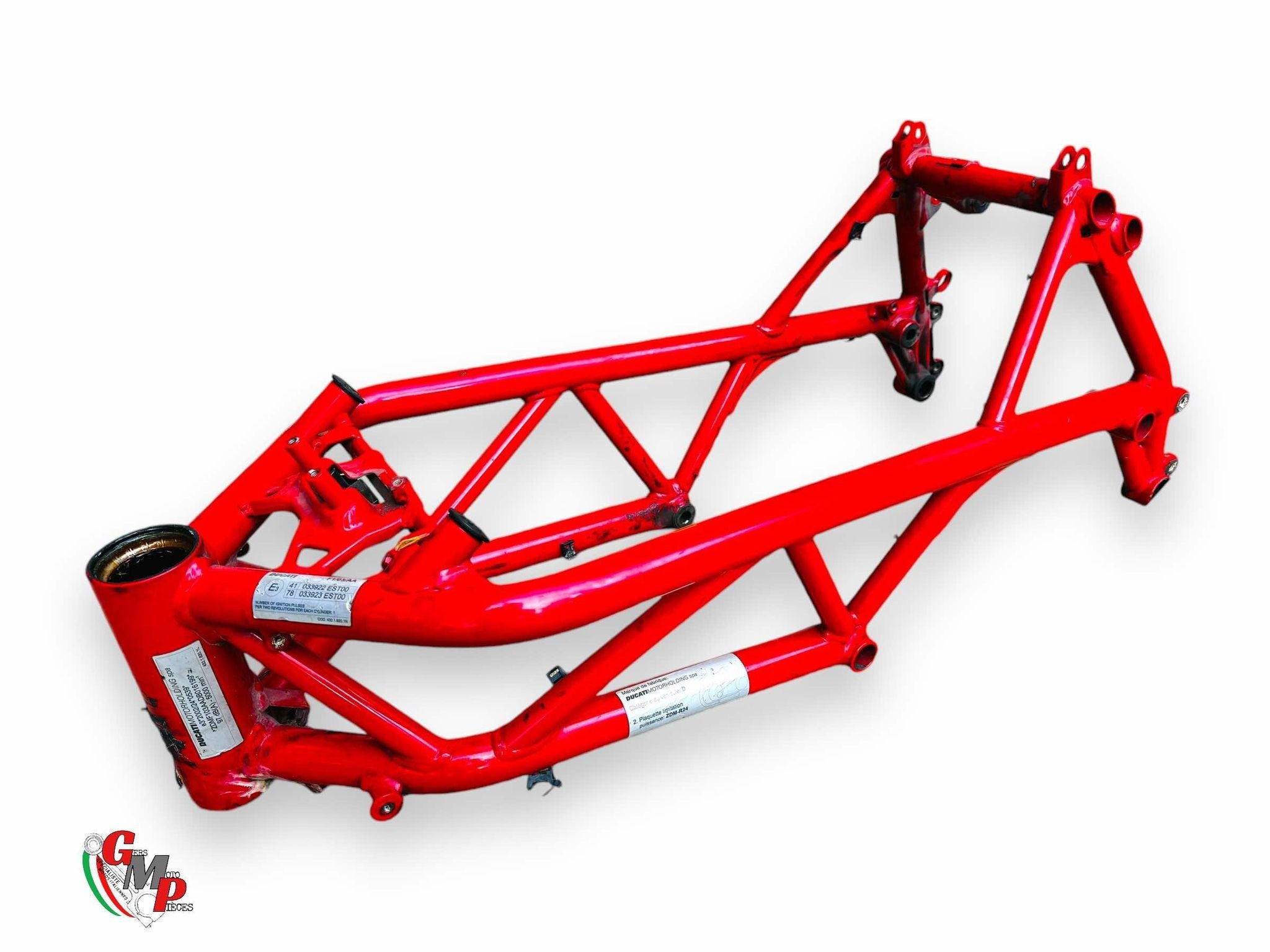 Cadre et Carte Grise Rouge - Ducati Streetfighter 848 2013