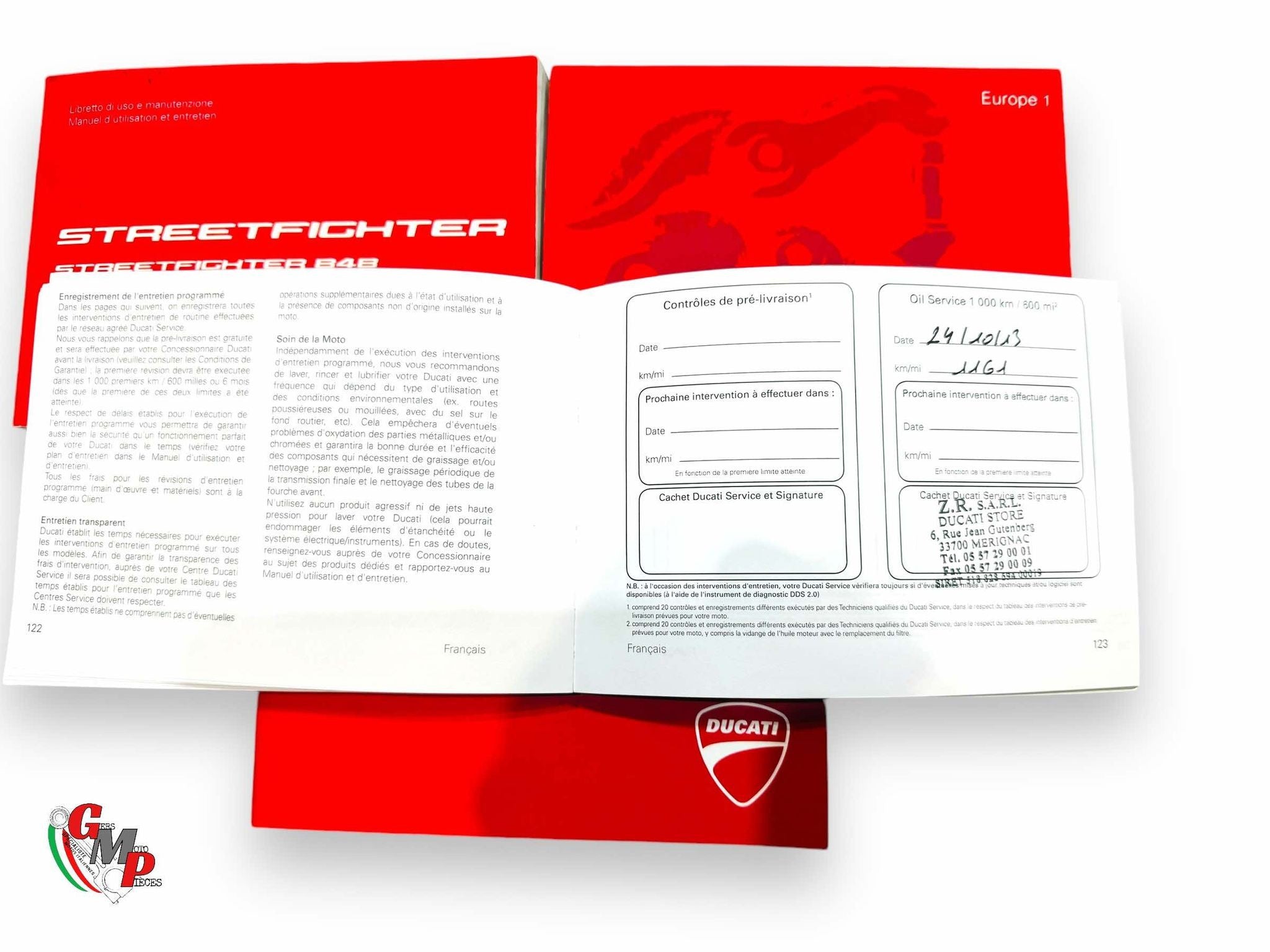 Ensemble Manuel d'utilisateur - Ducati