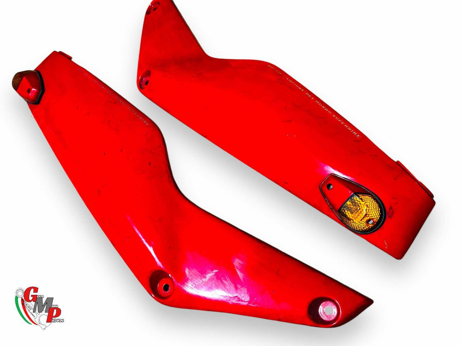 Paire de Flanc Rouge Avec Clignotant - Ducati