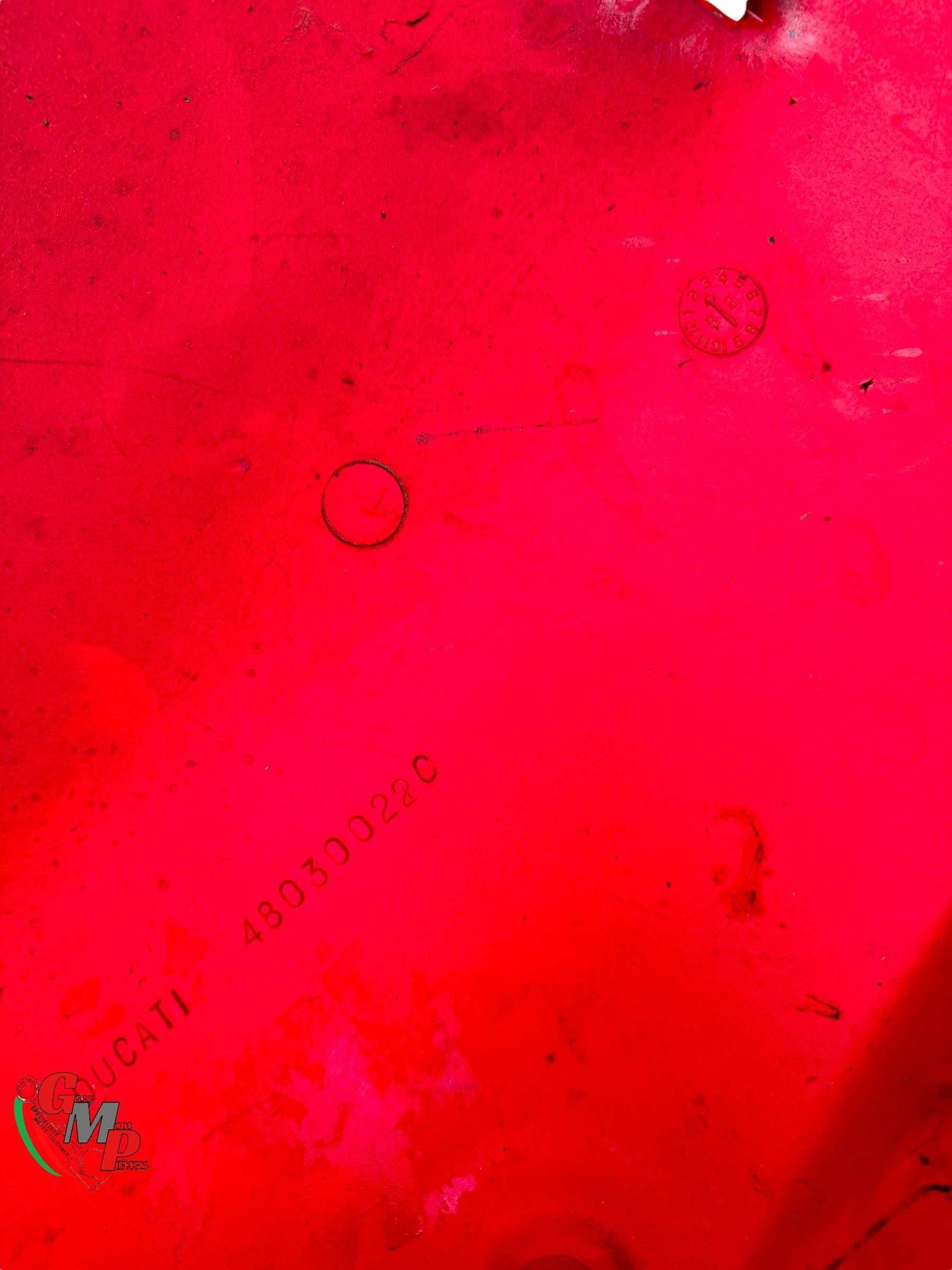 Flanc De Carénage Droit Rouge Origine - Ducati