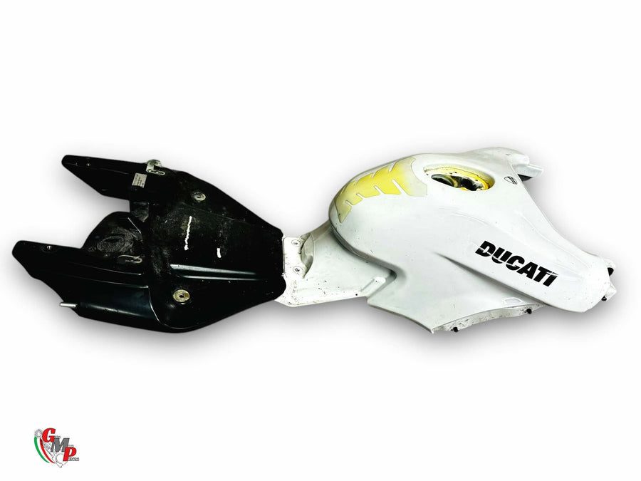 Réservoir Blanc Noir - Ducati