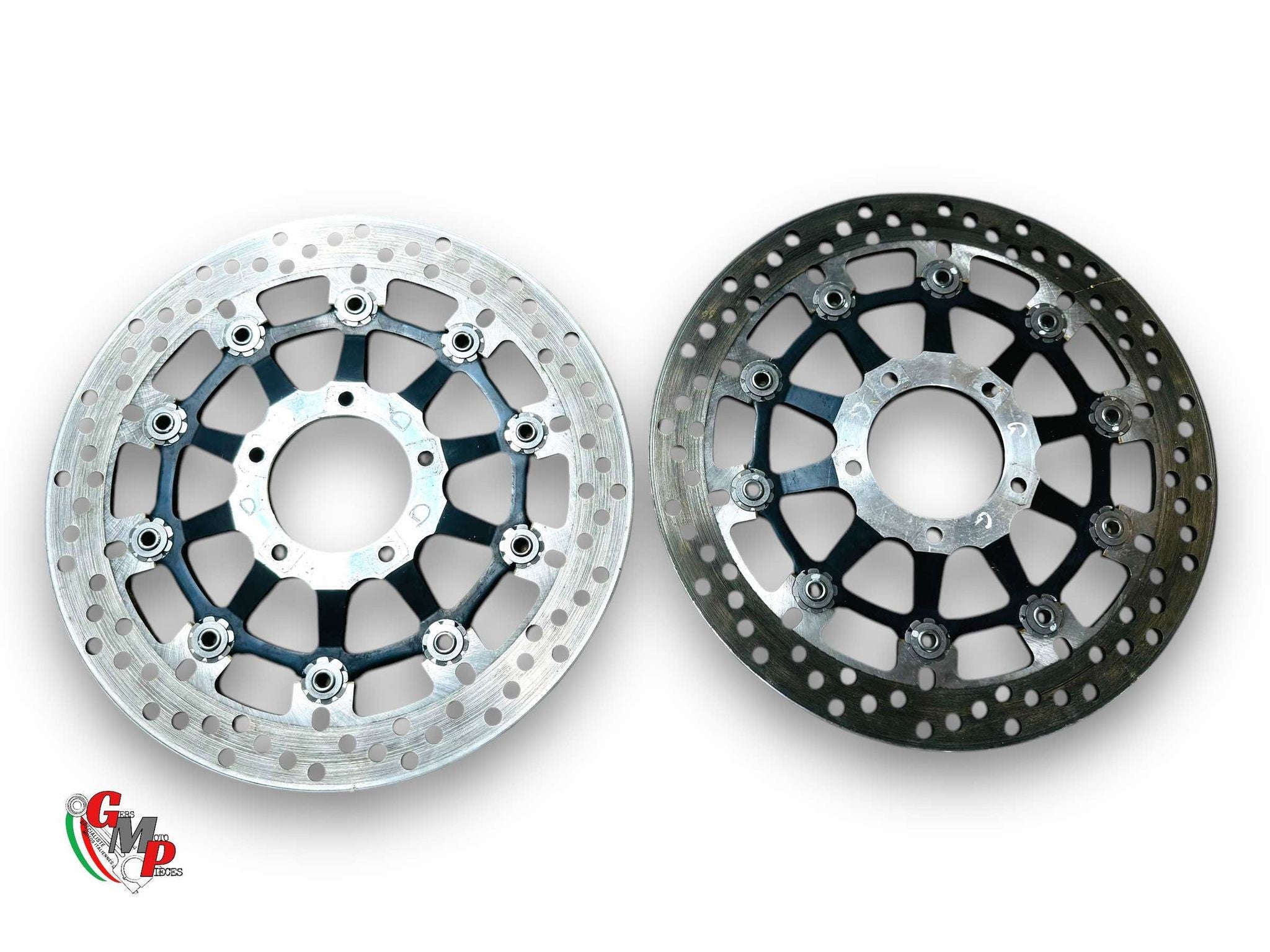 Paire de Disques de Frein Avant 305mm diametre Bon Etat - Ducati