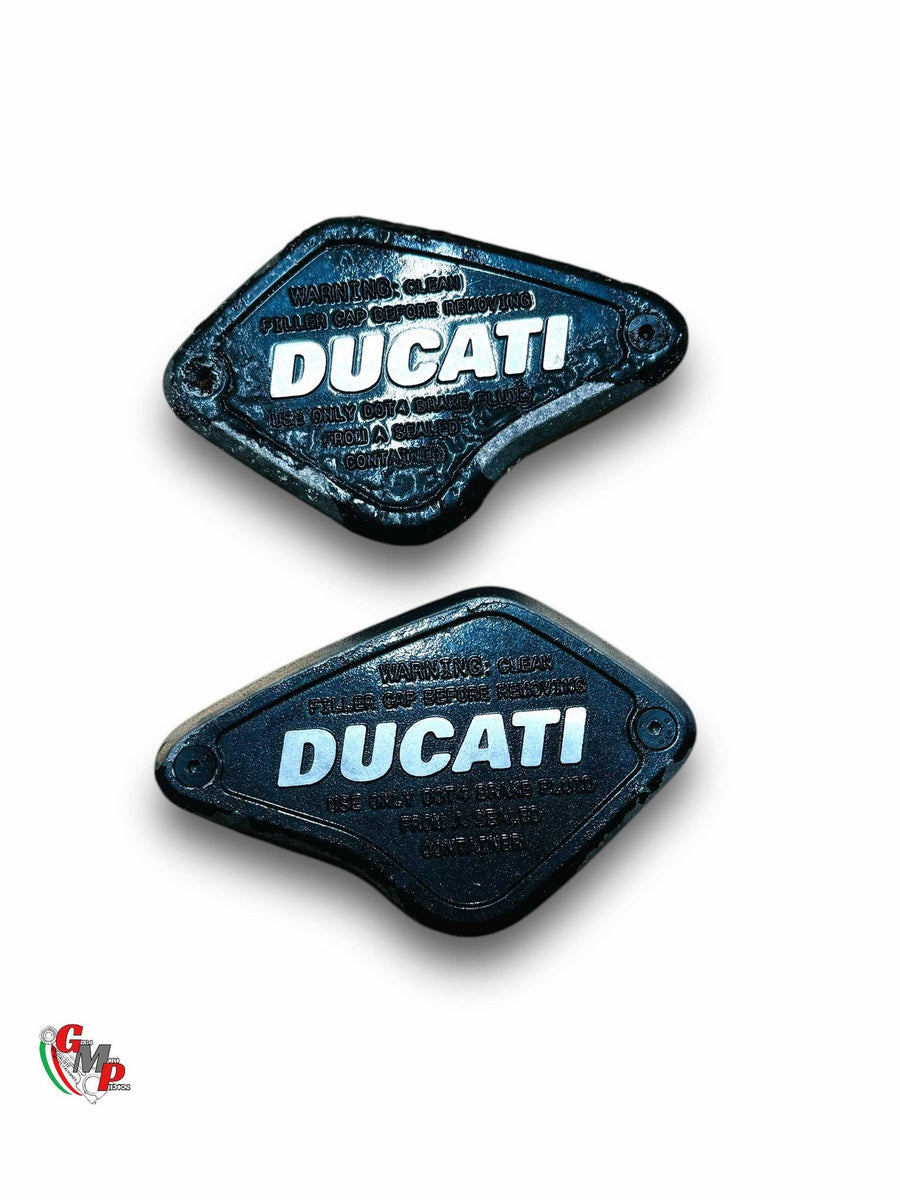 Paire de Couvercle Bocal Liquide Frein Embrayage  - Ducati