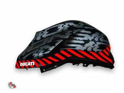 Carénage Réservoir Gauche Graphic - Ducati