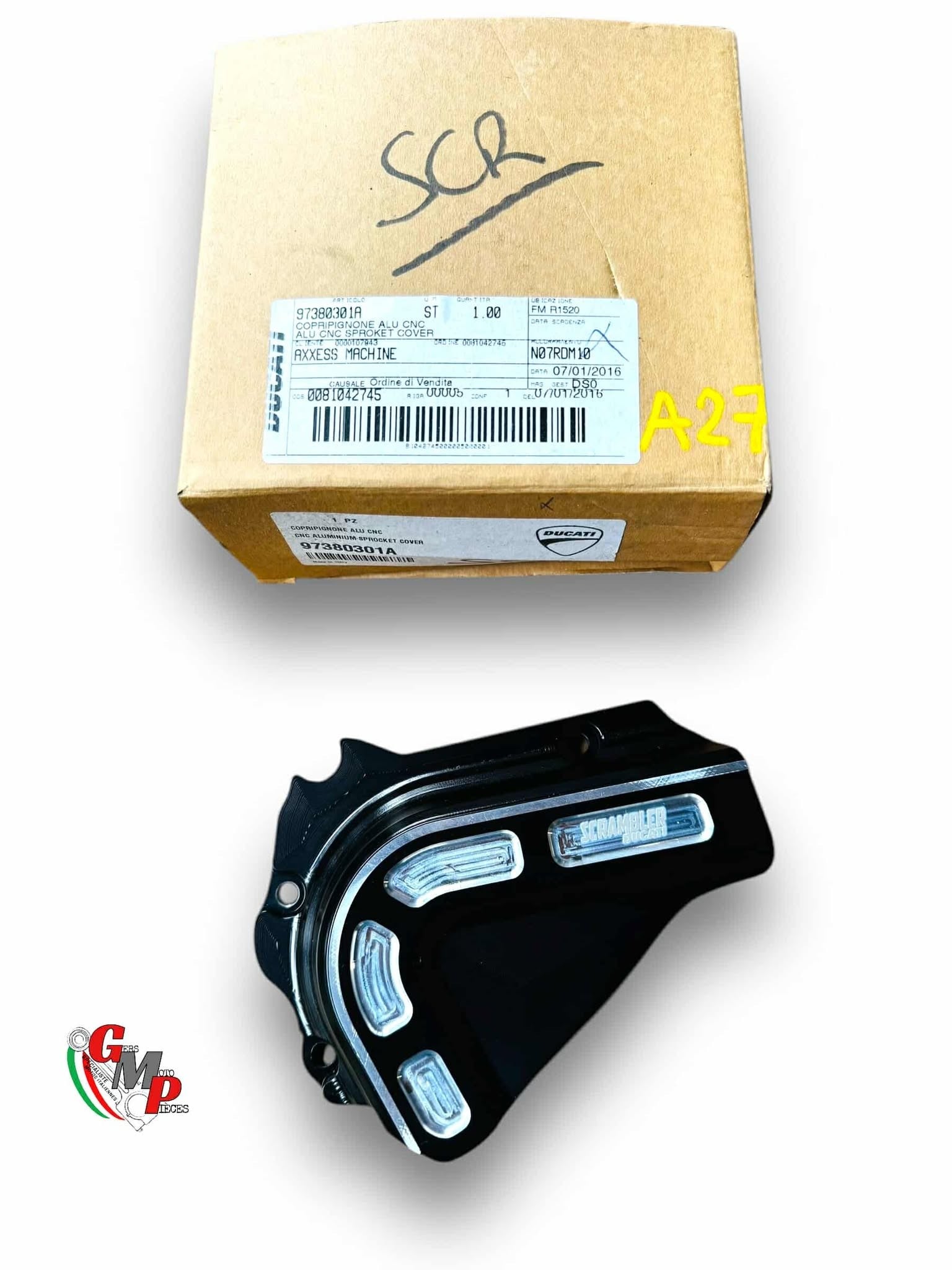 Cache Pignon Sortie De Boite Alu CNC NEUF - Ducati Scrambler