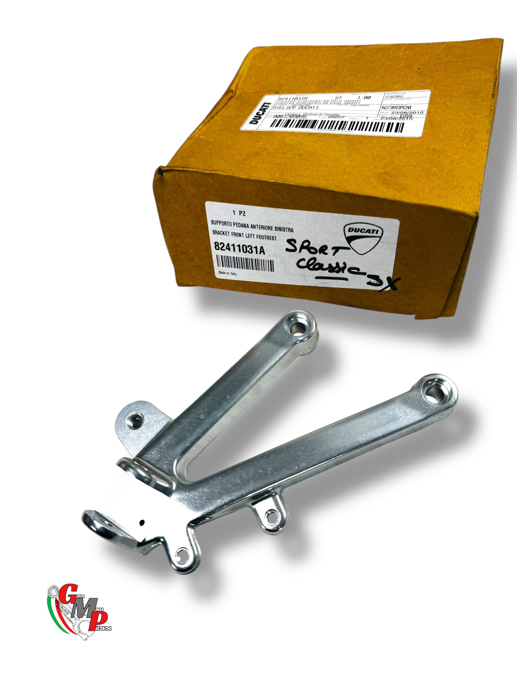 Support Repose Pieds Avant Gauche Chromé NEUF - Ducati
