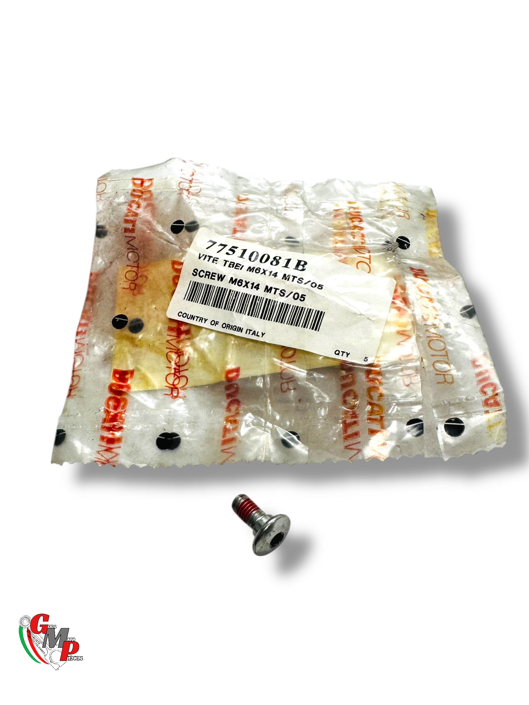 Vis Tbei M6X14 Patin de Chaîne NEUVE - Ducati