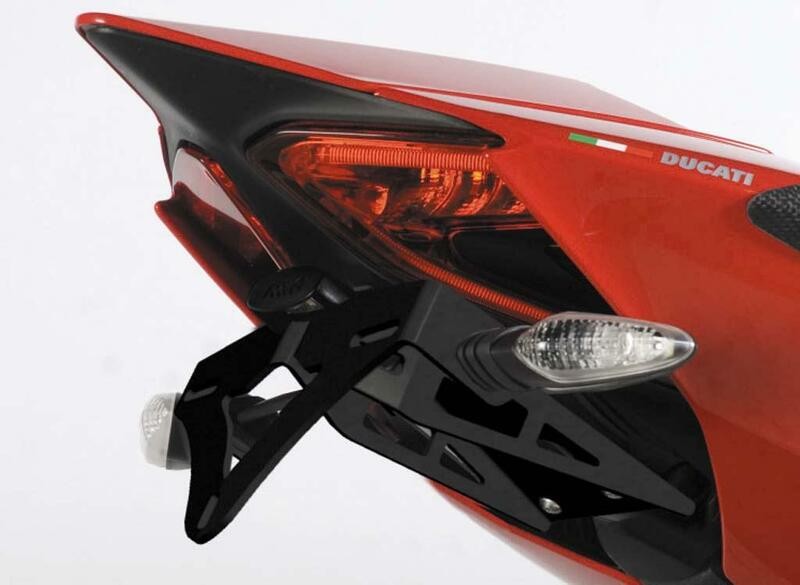 Support Plaque Court R&G Avec Clignotants - Ducati