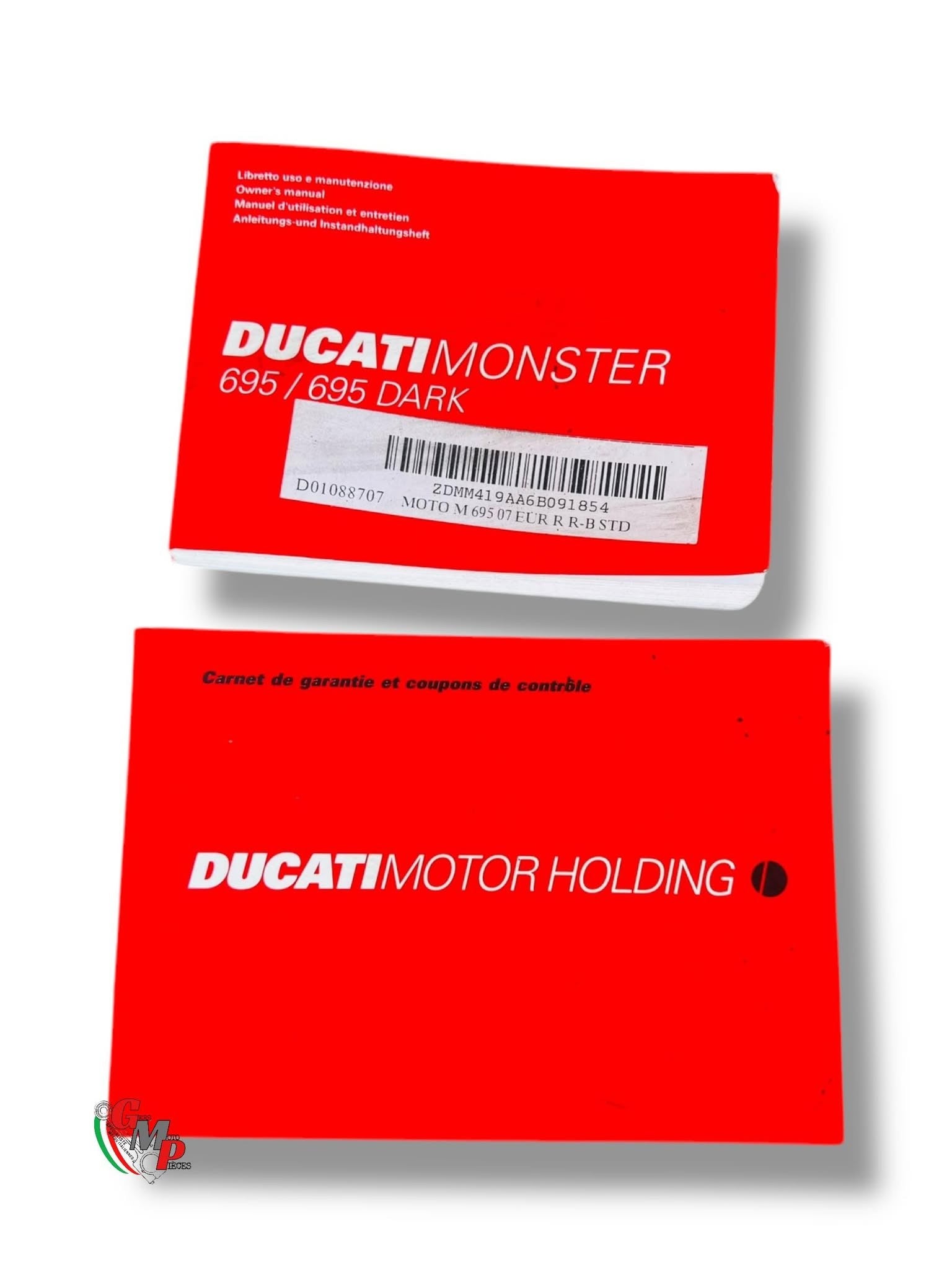 Carnet Garantie et Utilisateur - Ducati