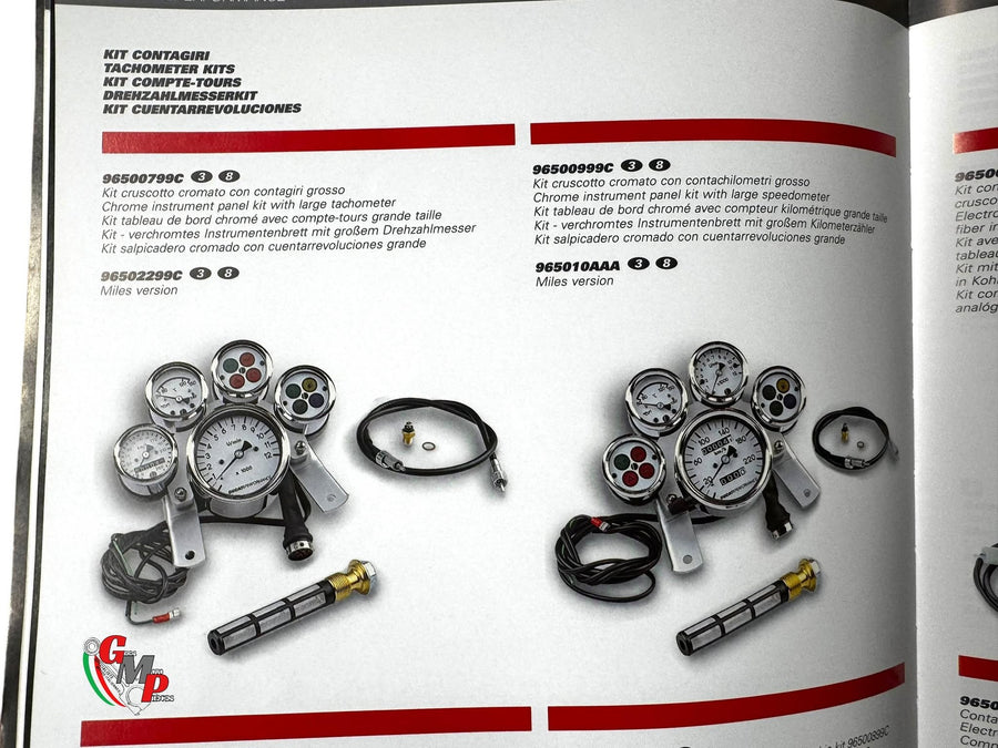 Compteur Compte Tour Manomètre Ducati Performance - Ducati