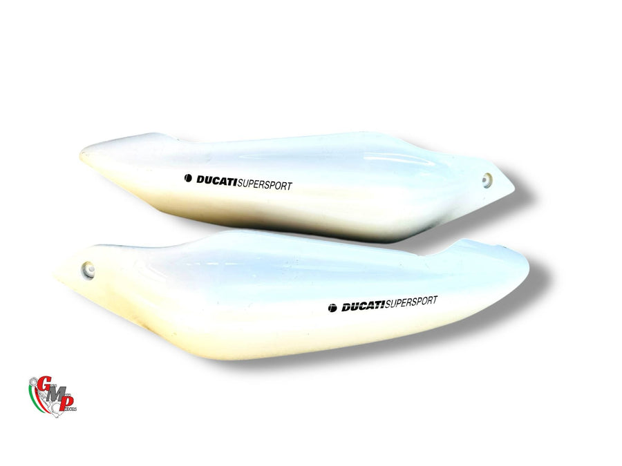 Paire De Flanc Carénage Arrière Blanc - Ducati